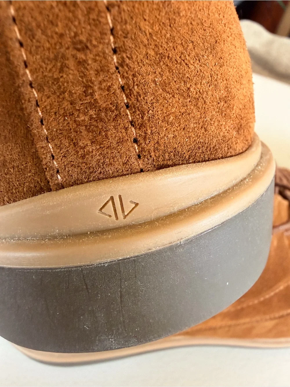 Amberjack The Original Grizzly Men’s Suede Derby Lace-up Round Toe Brown 11